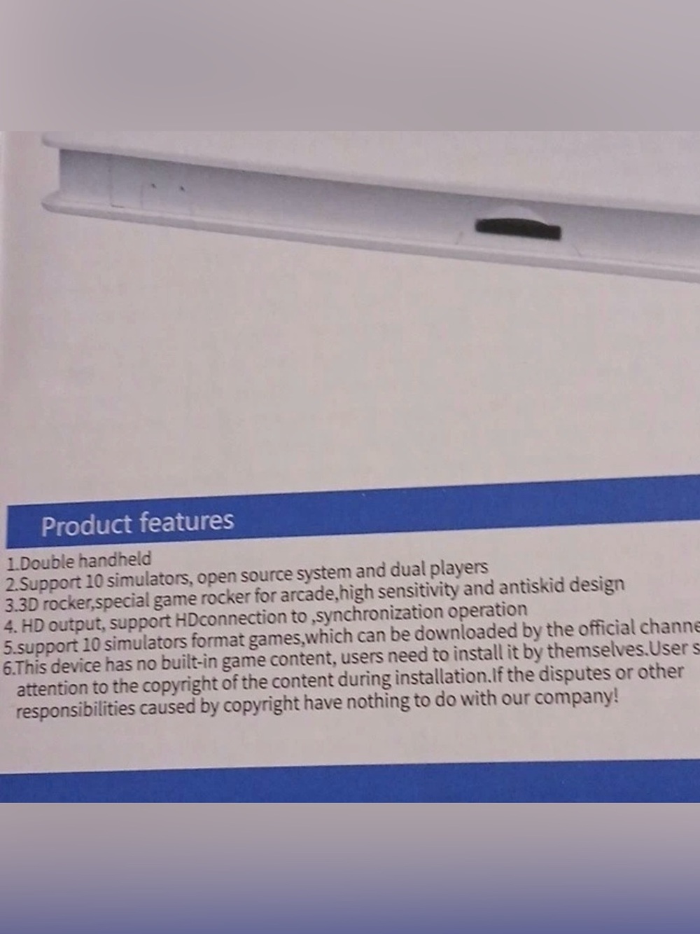 Game 2.4G HD 4K 3D Rocker Wireless Double Rocker Control - Picture 6 of 8